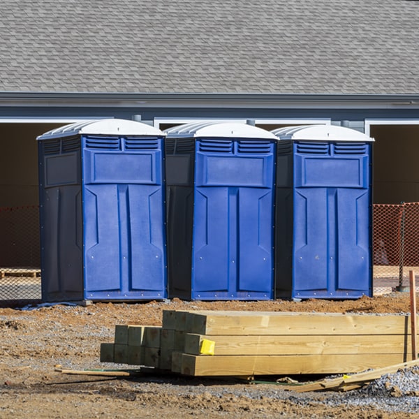 what is the cost difference between standard and deluxe porta potty rentals in Gosnell